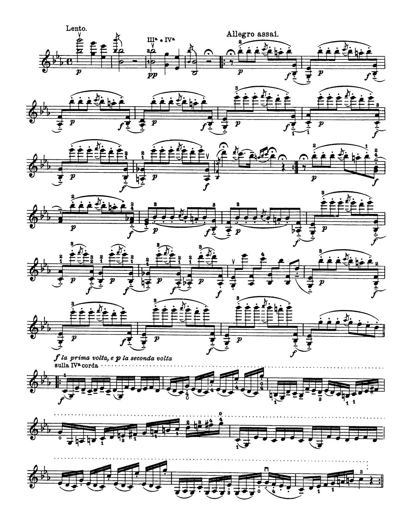 Paganini Violin Caprice 19-sheet music 1