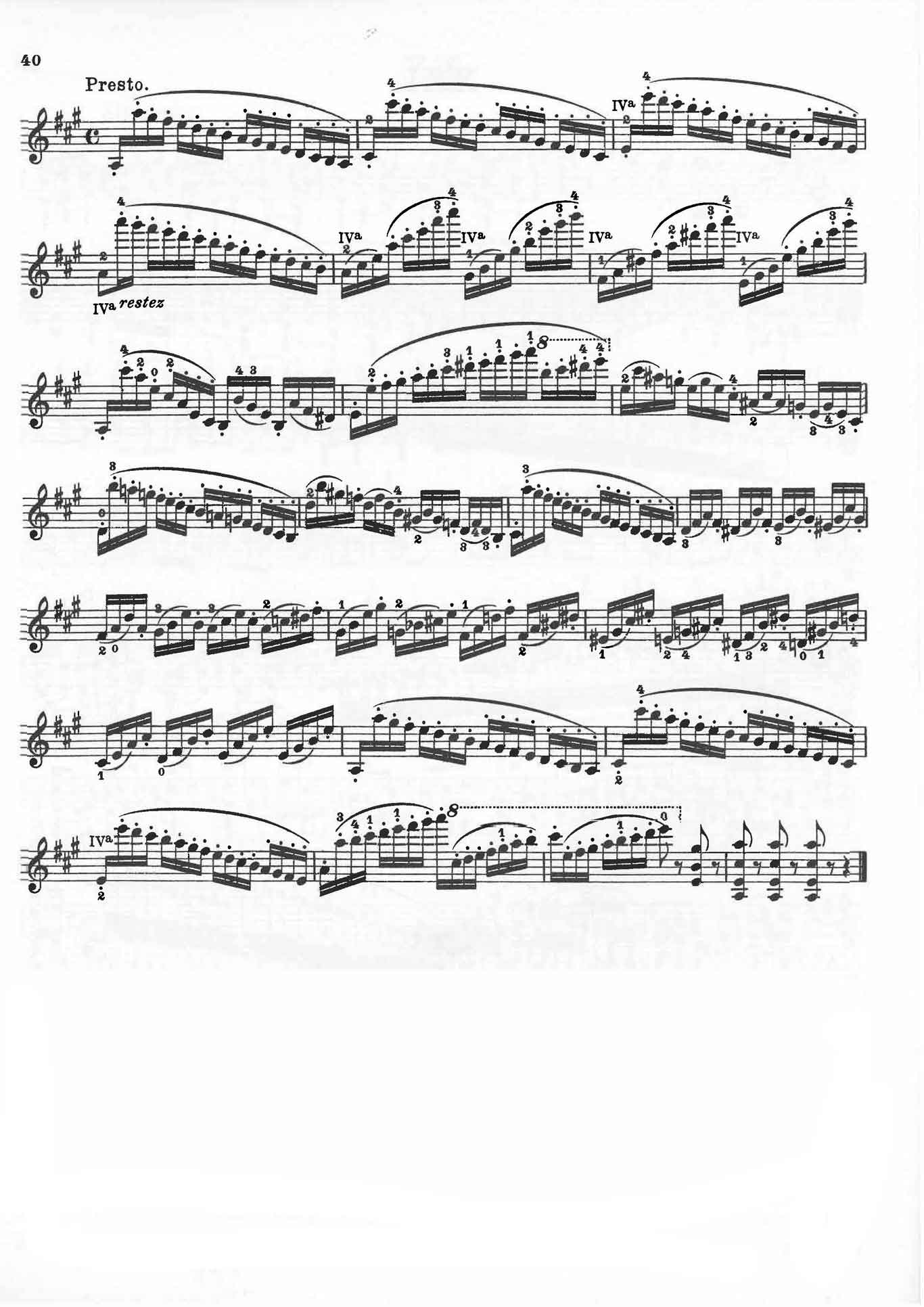 Paganini Violin Caprice 21-sheet music 2