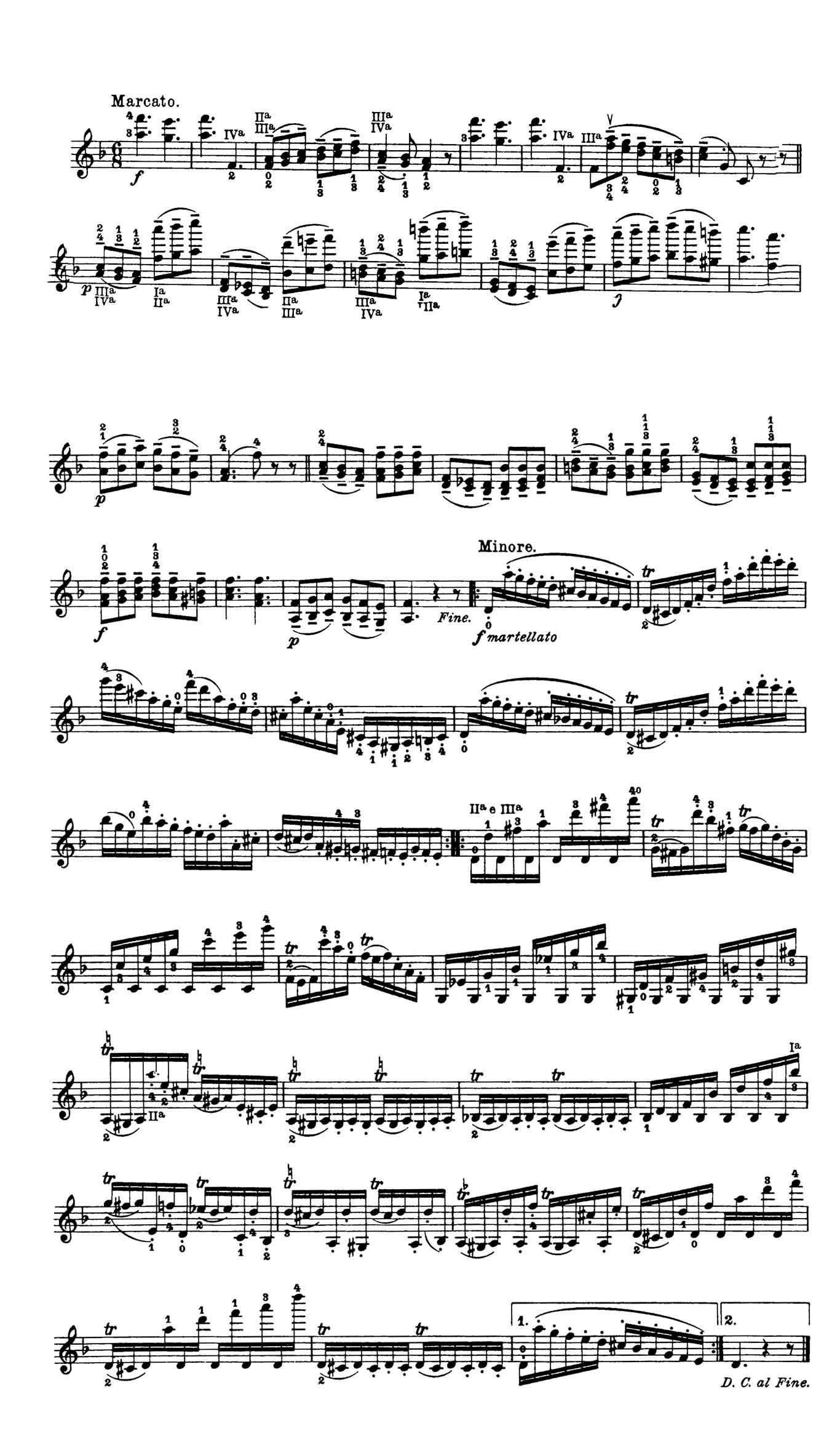 Paganini Violín Capricho 22-sheet music