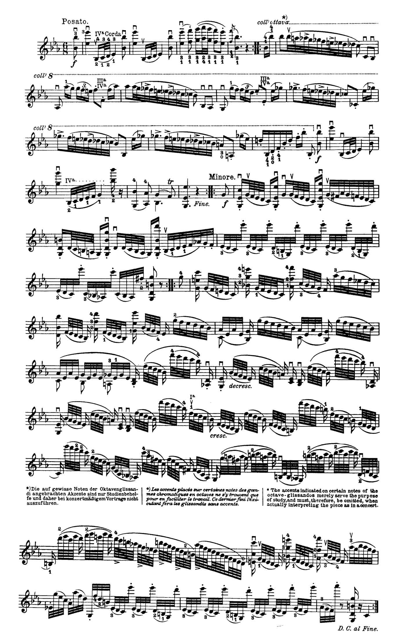 Paganini Violin Caprice 23-sheet music
