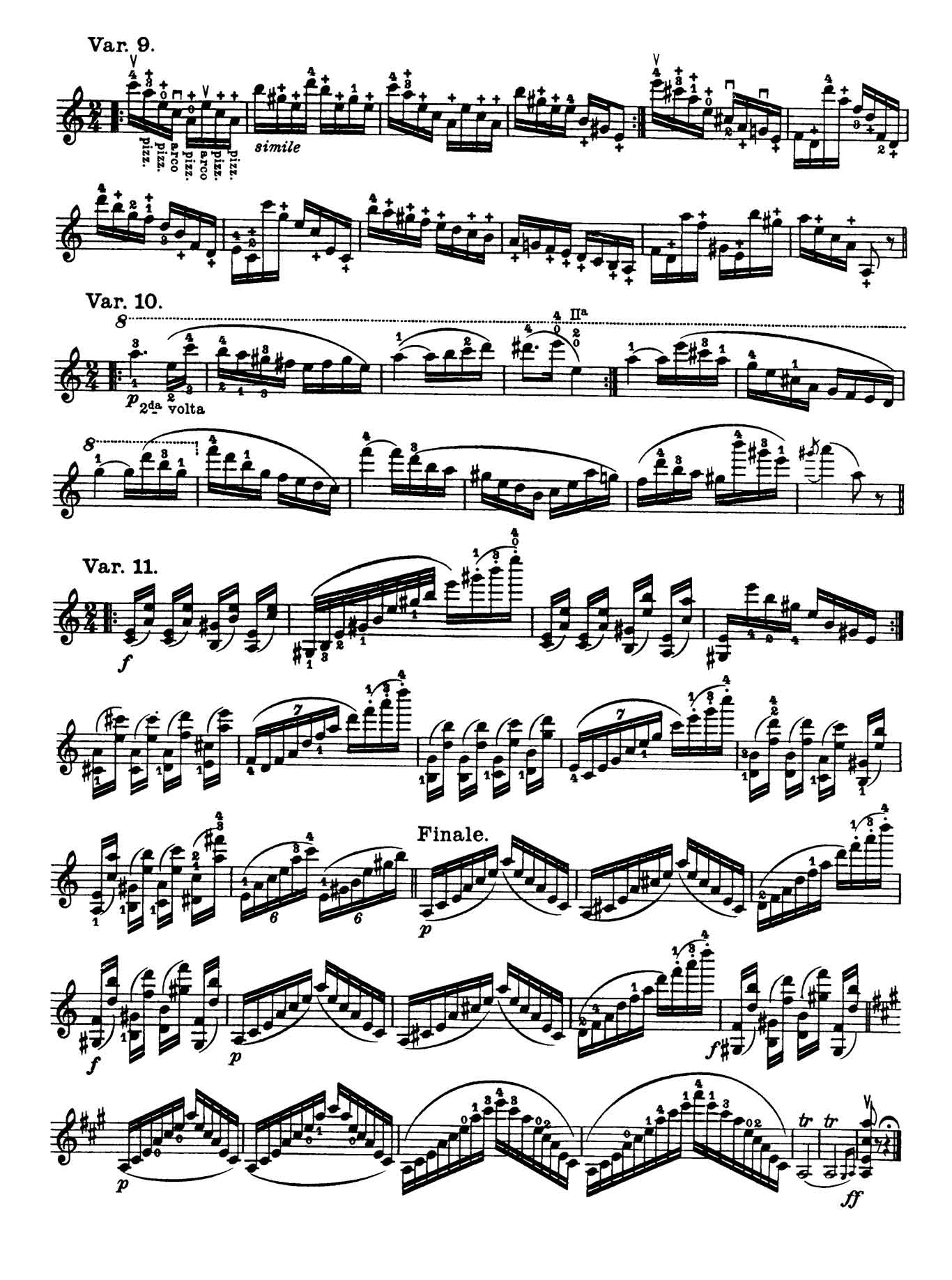 Paganini Violin Caprice 24- sheet music 2