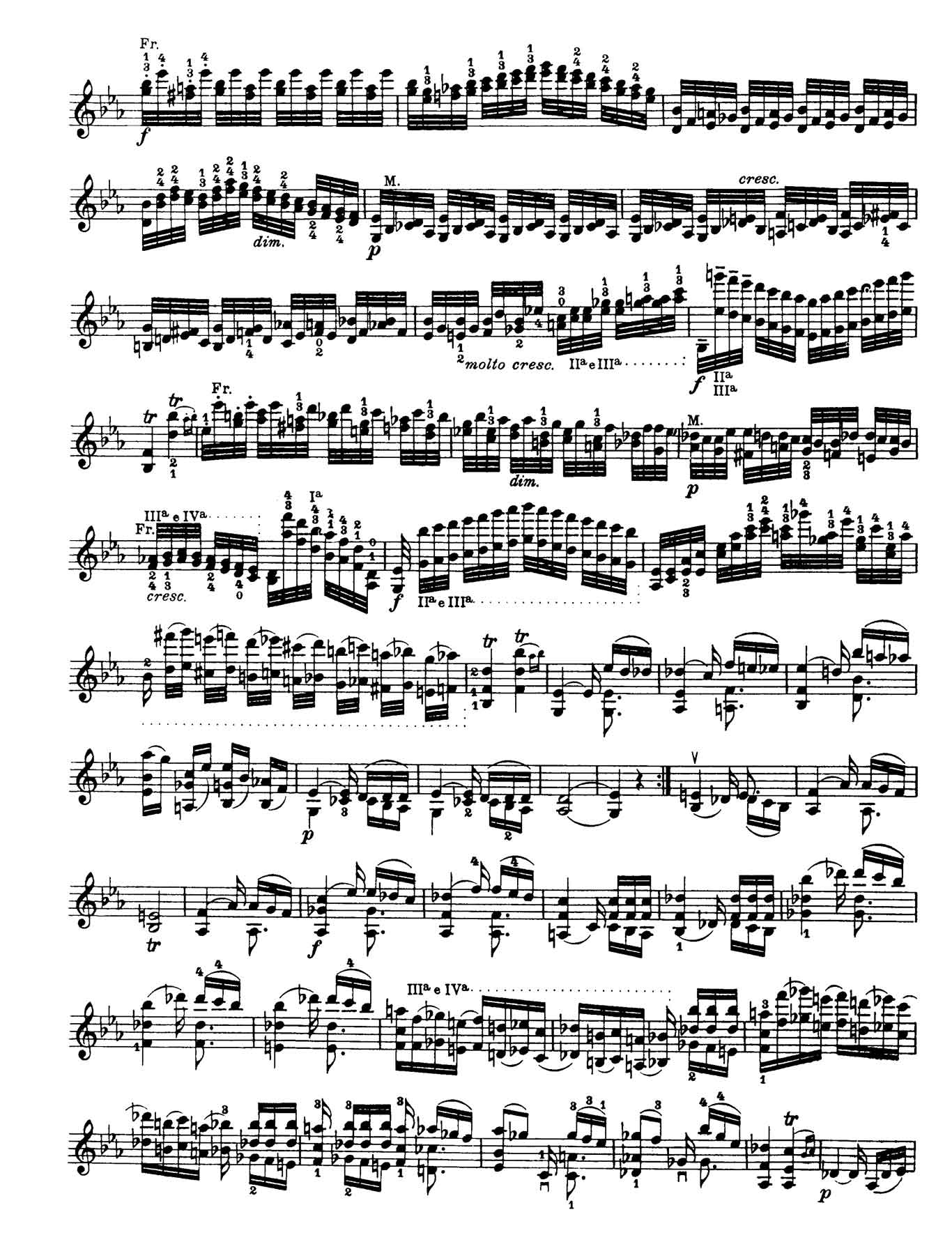 Paganini Violín Capricho 4-sheet music 2