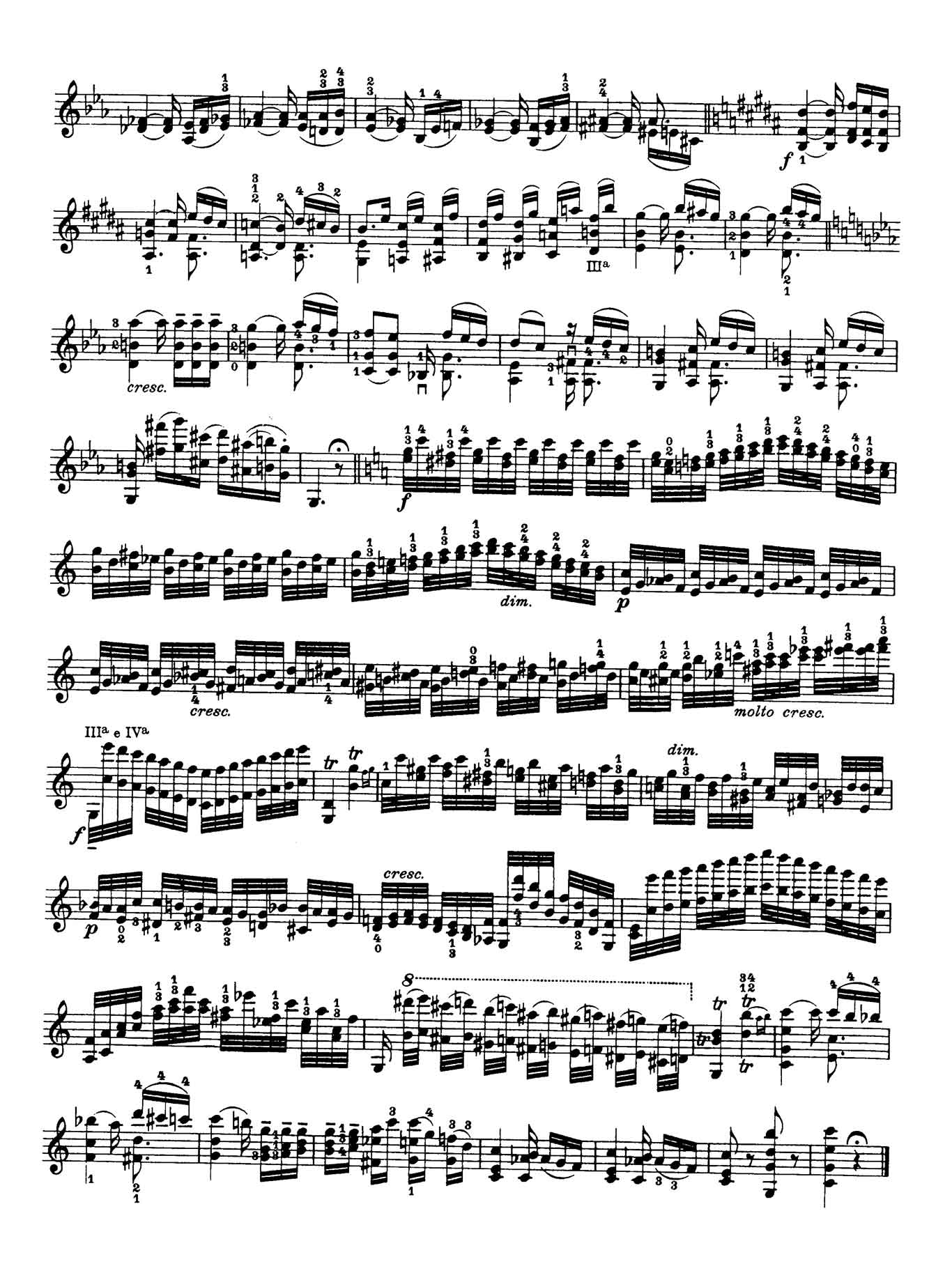 Paganini Violin Caprice 4-sheet music 3