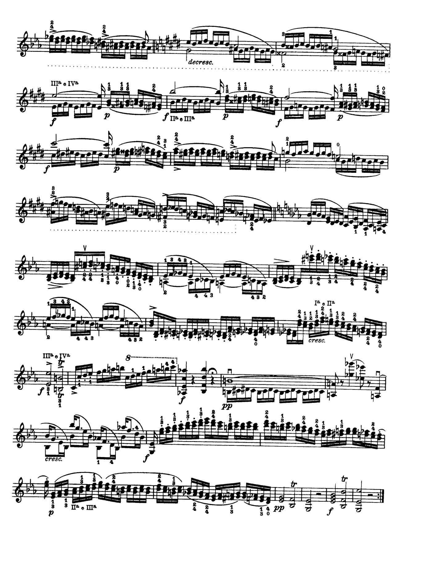Paganini Violín Capricho 8-sheet music 2