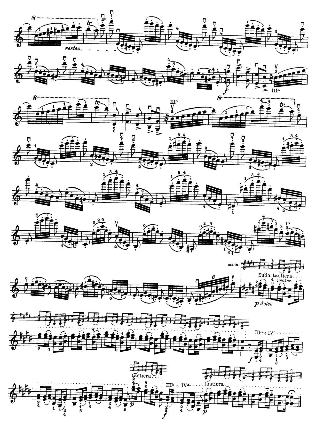 Paganini Violin Caprice 9-sheet music 2